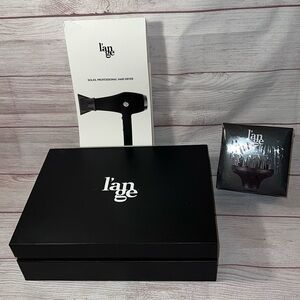 Lange Soleil Professional Hair dryer & Diffuser in Black